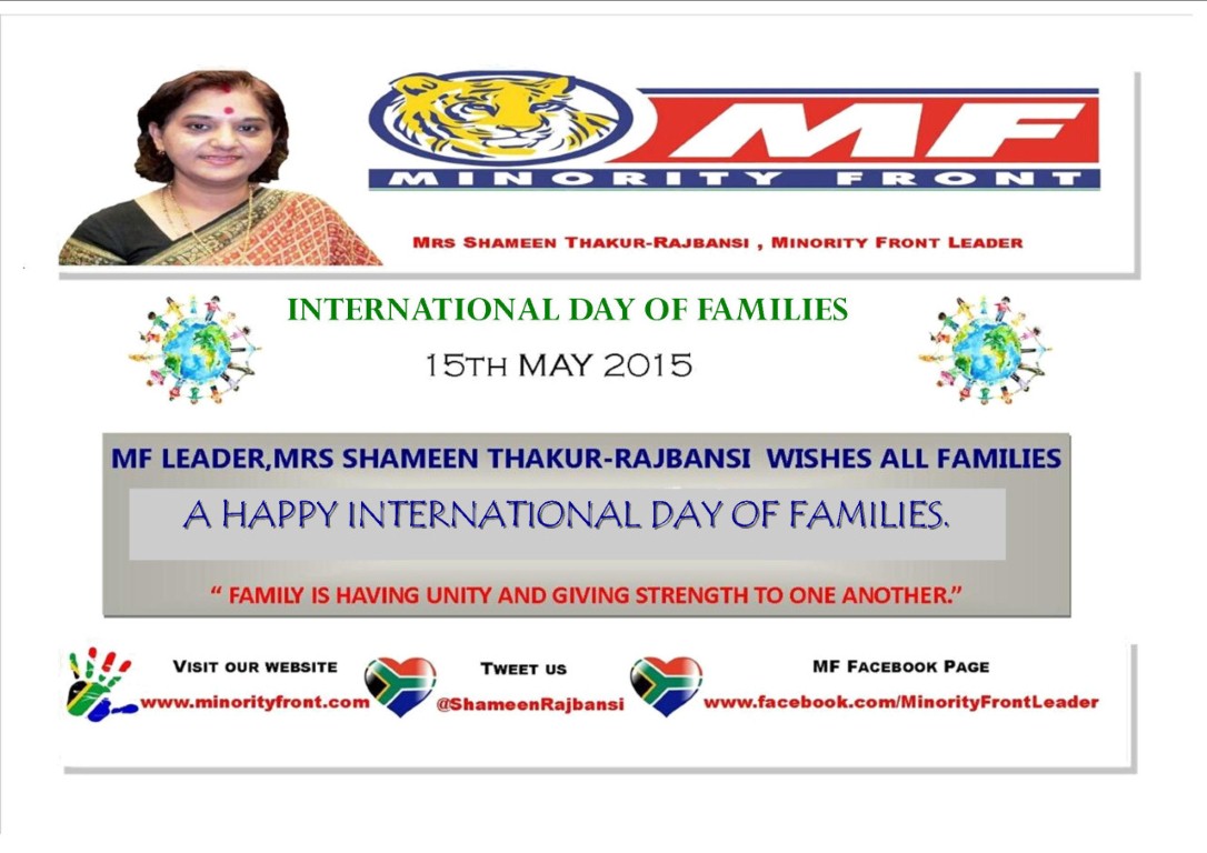 Happy International Day of Families 2015
