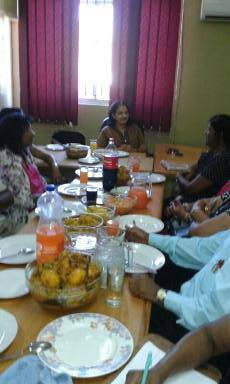 Christmas Lunch With Chairpersons Of Senior Citizens At The Phoenix MF Office