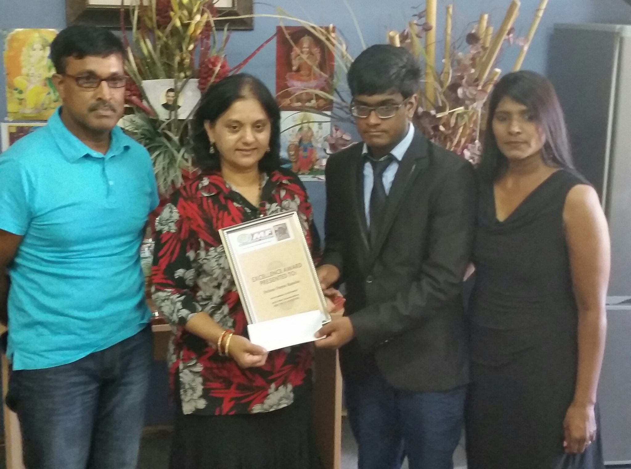 Minority Front Celebrates Top Achiever