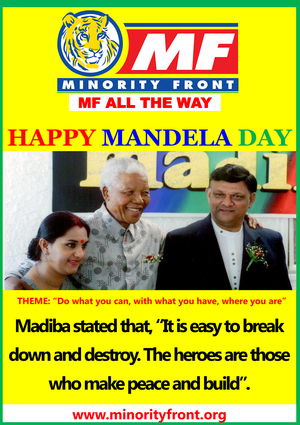 Happy Mandela Day